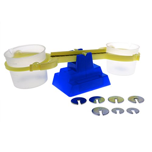 Schwebebalkenwaage für Kinder, Früherziehung, Mathematik, Lernwerkzeug mit 200 ml Tabletts, 30 x 10 cm Schwebebalkenwaage für Kinder, Früherziehung, Mathematik, Lernwerkzeug mit 200 ml Tabletts, 30 x 10 cm von getuse