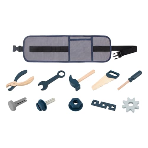 Werkzeuggürtel-Set für Kinder, verstellbarer Stiel, realistisches Zubehör, pädagogisches Holz Werkzeuggürtel-Set für Kinder, verstellbarer Stiel, realistisches Zubehör, pädagogisches Holz von getuse