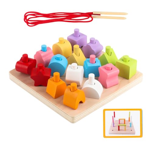 getuse Farbabgleichsspielzeug für Babys ab 12 Monaten, 16-teiliges Holzspielset mit 12 Karten, Motorikspielzeug für Feinmotorik und Lernentwicklung getuse Farbabgleichsspielzeug für Babys ab 12 Monaten, 16-teiliges Holzspielset mit 12 Karten, Motorikspielzeug für Feinmotorik und Lernentwicklung von getuse