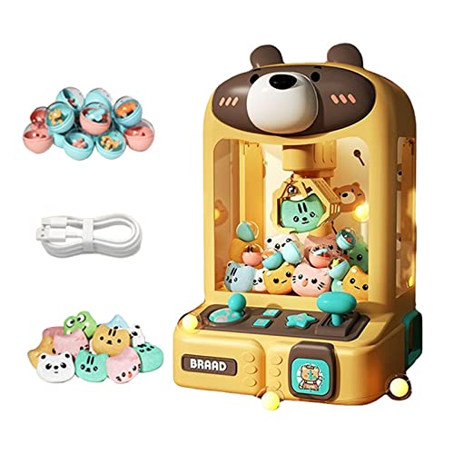 getuse Greifautomat Spielzeug für Kinder mit Musik und bunten LED Lichtern, Geschicklichkeitsspiel mit 20 Puppen und 10 Kugeln für Jungen und Mädchen- Bär 20 Puppen getuse Greifautomat Spielzeug für Kinder mit Musik und bunten LED Lichtern, Geschicklichkeitsspiel mit 20 Puppen und 10 Kugeln für Jungen und Mädchen- Bär 20 Puppen von getuse