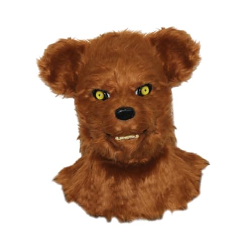 getuse Halloween-Maske Tiermaske für Kostüm Maskerade Party Festival Tierkopfmaske 40 cm x 33 cm- Braunbär getuse Halloween-Maske Tiermaske für Kostüm Maskerade Party Festival Tierkopfmaske 40 cm x 33 cm- Braunbär von getuse