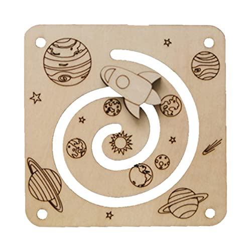 getuse Montessori Busy Board DIY Zubehör Reißverschluss Spielaktivitäten Unbemalte Feinmotorik für Kinder Jungen und Mädchen Geburtstagsgeschenk- Planet getuse Montessori Busy Board DIY Zubehör Reißverschluss Spielaktivitäten Unbemalte Feinmotorik für Kinder Jungen und Mädchen Geburtstagsgeschenk- Planet von getuse