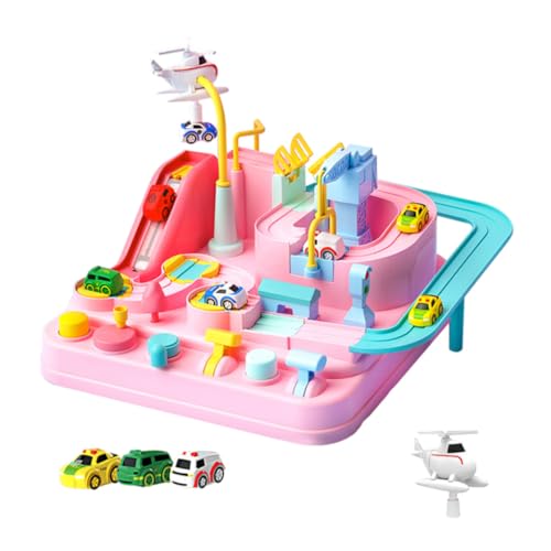 ggtuyt Playsets Children Auto Track Car Adventure Toys Race Track Toys Vorschule Bildungsspielzeug für Kindergeschenk von ggtuyt