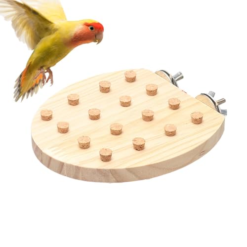 Vogelanreicherung Spielzeug, Vogelkauspielzeug, Mehrzweck -Papageien -Puzzlespielzeugkauen Block, Robustes Vogelspielplatz Tieraktivitätsspiel für Simporien Sittiche von gifyym