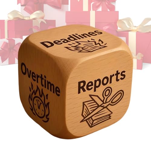 gifyym Entscheidungswürfel Für Die Arbeit Im Büro - Sechs Freche Sprüche Holz Gag-Geschenk,Büro Stressabbau Und Entspannung Mit Arbeitswürfel,Für Kollegen Freunde Familie Frauen Männer Ihn gifyym Entscheidungswürfel Für Die Arbeit Im Büro - Sechs Freche Sprüche Holz Gag-Geschenk,Büro Stressabbau Und Entspannung Mit Arbeitswürfel,Für Kollegen Freunde Familie Frauen Männer Ihn von gifyym