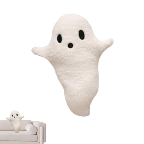 gifyym Gespenst Plüschtier, Halloween Ghost Stofftier, Weiches Cartoon-Kuscheltier, Lustiges Kuscheltier für Kinder, Dekorative Geisterpuppe für Bett, Sofa, Auto, Niedliches Geschenk von gifyym