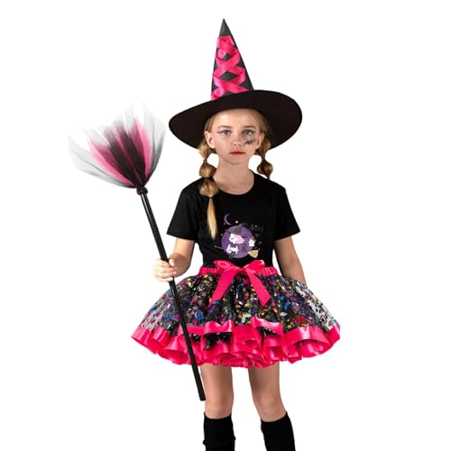 gifyym Halloween-Hexenrock, 3-teiliges Halloween-Kostüm, gruseliger Hexenrock, Halloween-Hexenkostüm-Unterteil für Frauen, Halloween und Partys von gifyym