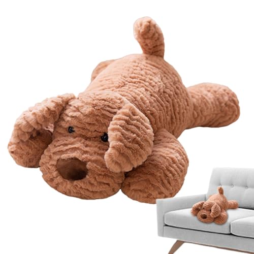 gifyym Hundeplüsch,Plüschhund | Kinder-Plüschkissen - Plushies liegender Hund, weiches Kissen, Kinder-Plüschtier für und Mädchen, Stofftier-Kissenspielzeug von gifyym