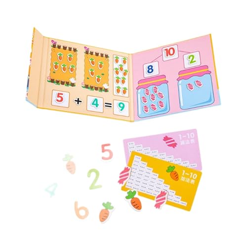 gifyym Mathe-Spiele für den Kindergarten, Mathe-Manipulationen im Vorschulalter - Lehrmittel Mathe-Spiel,Mathe-Spielzeug-Lernspiele, Mathe-Manipulationen, Lernaktivitäten im Vorschulalter von gifyym