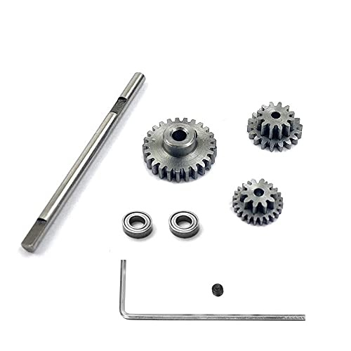 Getriebe aus Metall mit Zahnrädern aus Stahl, D-Achse, für D12 1/10, ferngesteuert, Zubehör für Autoaufrüstung von gluttonous