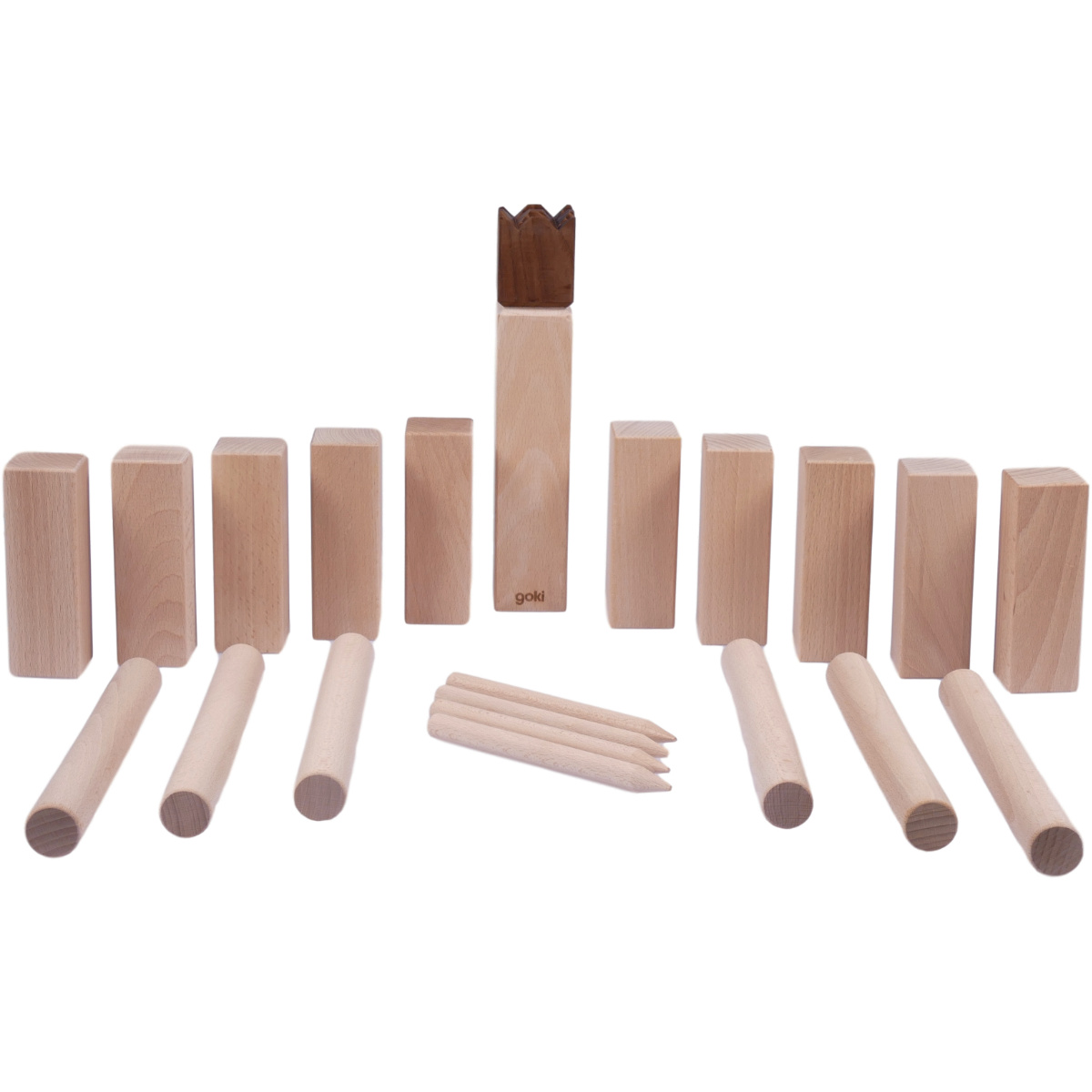 goki nature - Wikingerspiel Kubb aus Holz von goki nature