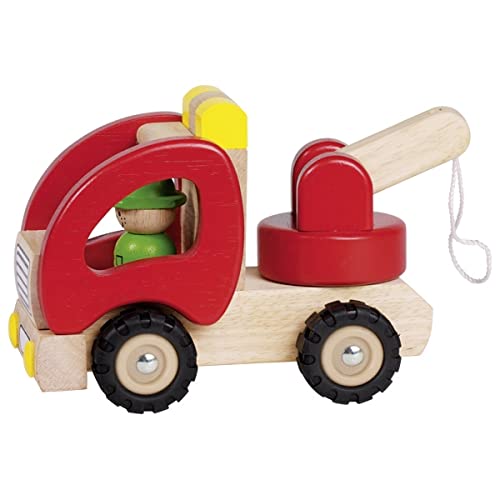 Abschleppwagen Holz 18,5 x 8,5 x 10 cm GOKI 55965 von goki