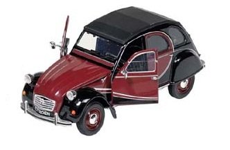 Citroen 2CV 6 Charleston 1:24 braun Ente Welly 12163 [SpielzDHg] von goki