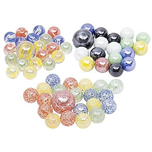 Goki - Set mit 21 Glasmurmeln, Farbe (Mehrfarbig) (63927) von goki