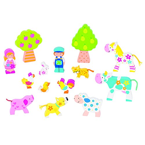 Goki 53834 Spielfiguren, bunt von goki