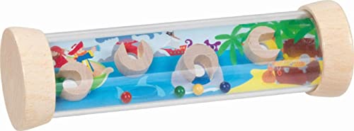 Goki - Geduldsspiel mit Murmeln, 3D-Puzzle, Mehrfarbig (56325) von goki