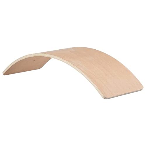 Goki 59967 Balance Board, Halbmond geschicklichkeitsspiele, beige von goki