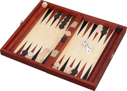 Goki 56322 Backgammon Juego Traditionelle Spiele, bunt von goki