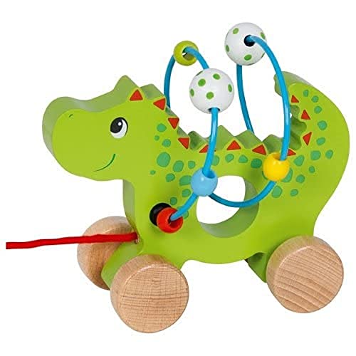 Goki - Drachen mit Motorikschleife, Babypuppen, Mehrfarbig (59975) von goki