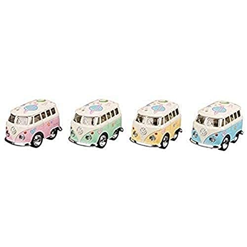 Goki - VW Classical Bus, Metall, L= 5 cm Spielzeug- & Zubehör, Farbe (Mehrfarbig) (12268) von goki