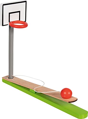 goki 53791 - Tischbasketballspiel - unterhaltsames Geschicklichkeitsspiel aus Holz - Fördert Feinmotorik und Konzentration von goki