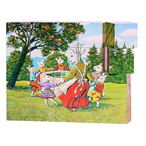 Goki 57877 Märchen, Würfelpuzzle, gemischt, S von goki