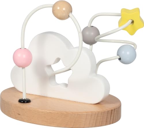 goki 59970 - Motorik-Schleife Sternwölkchen aus Holz & Metall, Fördert Feinmotorik und Hand-Auge-Koordination, Lernspielzeug, Pädagogisches Spielzeug für Kinder, 12x10x10cm, ab 1 Jahr goki 59970 - Motorik-Schleife Sternwölkchen aus Holz & Metall, Fördert Feinmotorik und Hand-Auge-Koordination, Lernspielzeug, Pädagogisches Spielzeug für Kinder, 12x10x10cm, ab 1 Jahr von goki