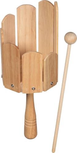 goki 61840 Rührtrommel aus Holz mit Schlägel – 24,5 cm Rhythmusinstrument für Kinder ab 3 Jahren, Musikspielzeug mit klaren Klängen goki 61840 Rührtrommel aus Holz mit Schlägel – 24,5 cm Rhythmusinstrument für Kinder ab 3 Jahren, Musikspielzeug mit klaren Klängen von goki