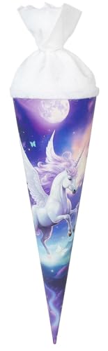 goldbuch 93 152 Geschwistertüte Diana, Schultüte in Blau mit Einhorn als Motiv, Länge 35 cm, Durchmesser 11,5 cm, Zuckertüte für Jungen und Mädchen, Geschenktüte aus Lackkarton mit Filzverschluss goldbuch 93 152 Geschwistertüte Diana, Schultüte in Blau mit Einhorn als Motiv, Länge 35 cm, Durchmesser 11,5 cm, Zuckertüte für Jungen und Mädchen, Geschenktüte aus Lackkarton mit Filzverschluss von goldbuch