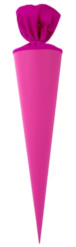 goldbuch 97826 Bastelschultüte, Rohling zum Selbstgestalten mit Filzverschluss, Schultüte 70cm, Zuckertüte zur Einschulung, für Einschüler, Schulkinder & Berufsanfänger, Pink von goldbuch