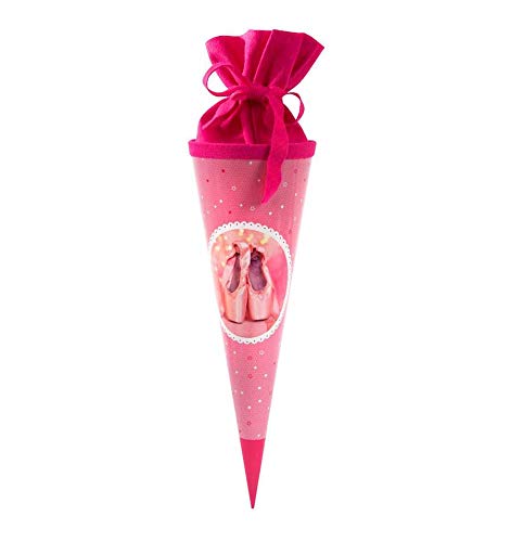 goldbuch Ballerina Schultüte Zuckertüte Einschulung Schulanfang Schule Kinder: Größe: 35 cm rund von goldbuch