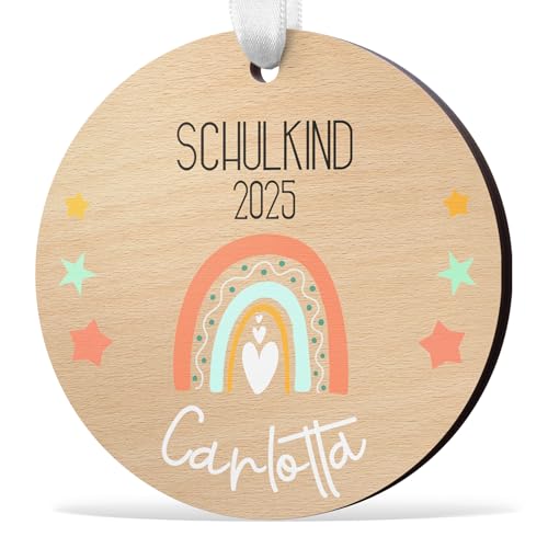 gravuru Personalisierte Holzanhänger für Schultüte - Schultütenanhänger erster Schultag - Namensanhänger Schulkind 2025 mit Namen & Motiven - Geschenk zur Einschulung für Junge & Mädchen gravuru Personalisierte Holzanhänger für Schultüte - Schultütenanhänger erster Schultag - Namensanhänger Schulkind 2025 mit Namen & Motiven - Geschenk zur Einschulung für Junge & Mädchen von gravuru
