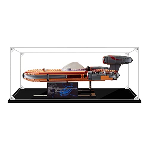 Guangzhou Vitrine für LEGO Luke Skywalkers Landspeeder, Acrylvitrine für LEGO 75341 (Modell ohne Modell), Größe: 55 x 35 x 25 cm von guangzhou