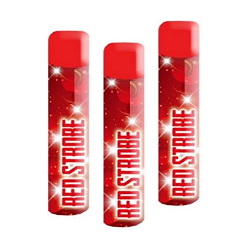 3 Stück h2i Handfackel Bengalo Pyro Rauch Vulkan Lanzenlicht Fontäne Party Feuerwerk Rauchfarbe rot Kat 1 von h2i