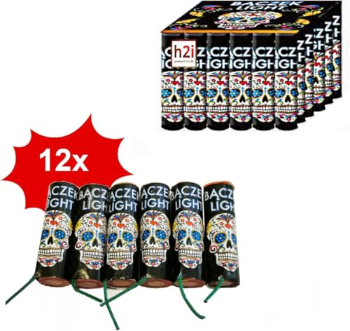 h2i Color Spinner - Bodenwirbel | 72 Stück | Party Spaß für Klein & Groß I für Silvester, Halloween & Party Mitbringsel | Kinder & Jugendfeuerwerk | j | Ganzjahresfeuerwerk Kat. F1 von h2i