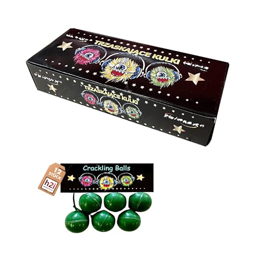 h2i Crackling Knisterbälle | 72 Stück | Party Spaß für Klein & Groß I für Silvester, Halloween & Party Mitbringsel | Kinder & Jugendfeuerwerk | o | Ganzjahresfeuerwerk Kat. F1 h2i Crackling Knisterbälle | 72 Stück | Party Spaß für Klein & Groß I für Silvester, Halloween & Party Mitbringsel | Kinder & Jugendfeuerwerk | o | Ganzjahresfeuerwerk Kat. F1 von h2i