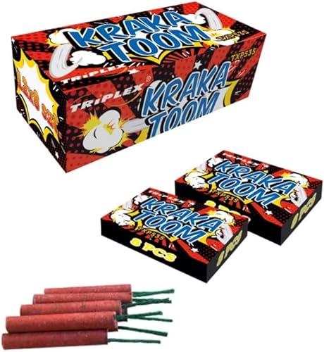 h2i Kraka Toom Minikracher | 96 Stück | Party Spaß für Klein & Groß I für Silvester, Halloween & Party Mitbringsel | Kinder & Jugendfeuerwerk | m | Ganzjahresfeuerwerk Kat. F1 von h2i