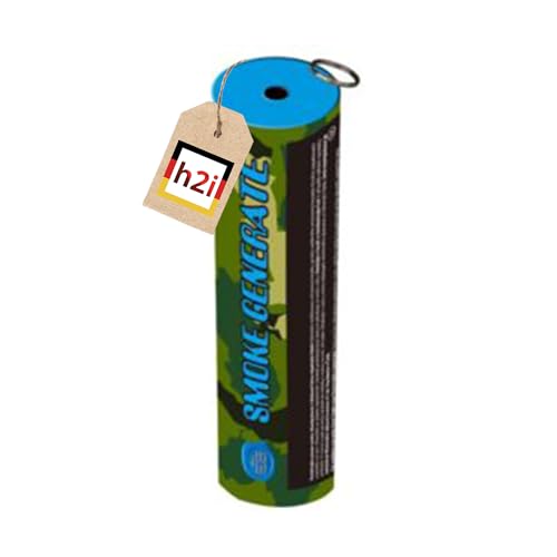h2i Rauchgenerator mit Reißzünder| 1 Stück | Blau | +/- 180 sec | Rauch Vulkan Fontäne | Rauchtopf Rauchgenerator Rauchbombe | dichter kräftiger Rauch | Ganzjahresfeuerwerk Kat T1/F1 h2i Rauchgenerator mit Reißzünder| 1 Stück | Blau | +/- 180 sec | Rauch Vulkan Fontäne | Rauchtopf Rauchgenerator Rauchbombe | dichter kräftiger Rauch | Ganzjahresfeuerwerk Kat T1/F1 von h2i