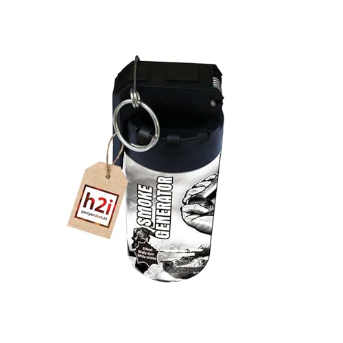 h2i Rauchgenerator mit Reißzünder| 1 Stück | Weiß | +/- 60 sek | Rauch Vulkan Fontäne | Rauchtopf Rauchgenerator Rauchbombe | dichter kräftiger Rauch | Ganzjahresfeuerwerk Kat T1/F1 h2i Rauchgenerator mit Reißzünder| 1 Stück | Weiß | +/- 60 sek | Rauch Vulkan Fontäne | Rauchtopf Rauchgenerator Rauchbombe | dichter kräftiger Rauch | Ganzjahresfeuerwerk Kat T1/F1 von h2i