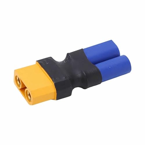 hGiesXgyN XT90 Buchse auf EC5 Stecker Konverter Gummimaterial XT90 Buchse auf EC5 Stecker Adapter für Schiffsmodell für RC Automodell von hGiesXgyN