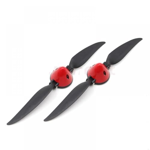 hJNGdU 1060 10x6 Klapppropeller 2 Set 2-742308 RC Flugzeug und Motorsegler kompatibel D42,5x4mm Kunststoff Spinner Ersatzteile(2 Set 3.17MM) von hJNGdU