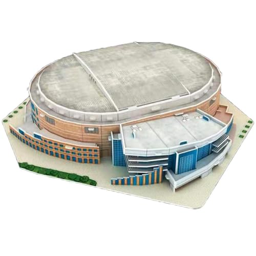 Habarri - Chesapeake Energy Arena Puzzle 3D - 3D Puzzle-Stadion - 3D Basketballstadion für Kinder und Erwachsene - Basketball Stadion Modell - Modellbau - 48 Elemente von habarri