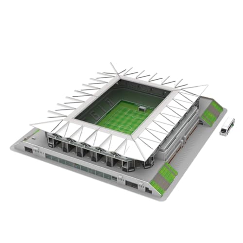 Habarri - LEGIA Puzzle 3D - 3D Puzzle Stadion - 3D Fußballstadion für Kinder und Erwachsene - Fußballstadion Modell - Modellbau - 154 Elemente von habarri