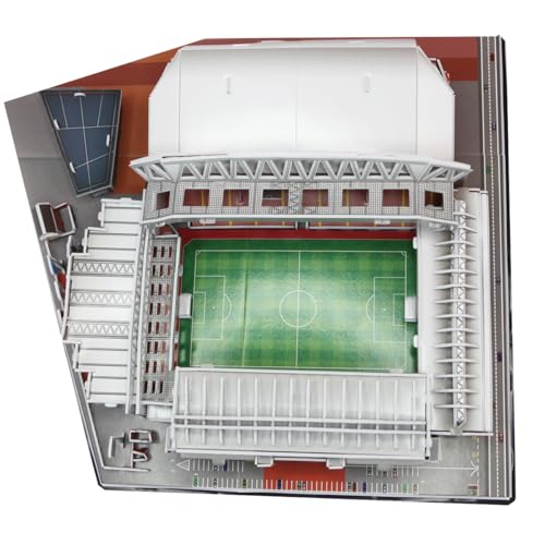 Habarri - Old Trafford Puzzle 3D - 3D Puzzle Stadion - 3D Fußballstadion für Kinder und Erwachsene - Fußballstadion Modell - Modellbau - 186 Elemente von habarri