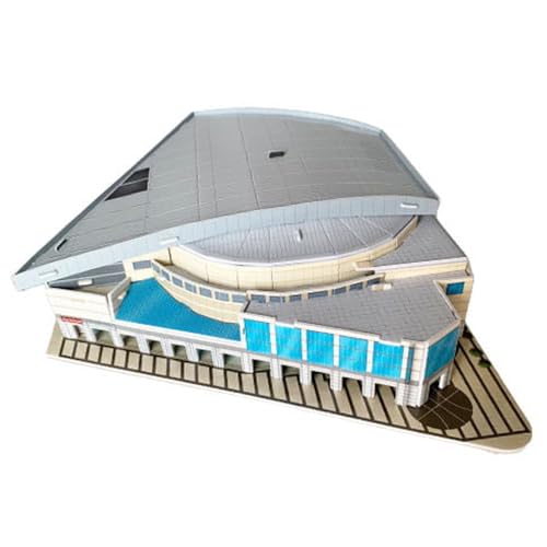 Habarri - Quicken Loans Arena Puzzle 3D - 3D Puzzle-Stadion - 3D Basketballstadion für Kinder und Erwachsene - Basketball Stadion Modell - Modellbau - 61 Elemente von habarri