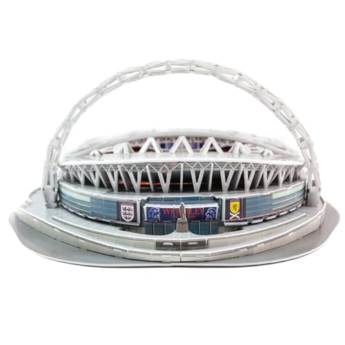 Habarri - Wembley Puzzle 3D - 3D Puzzle Stadion - 3D Fußballstadion für Kinder und Erwachsene - Fußballstadion Modell - Modellbau - 196 Elemente von habarri