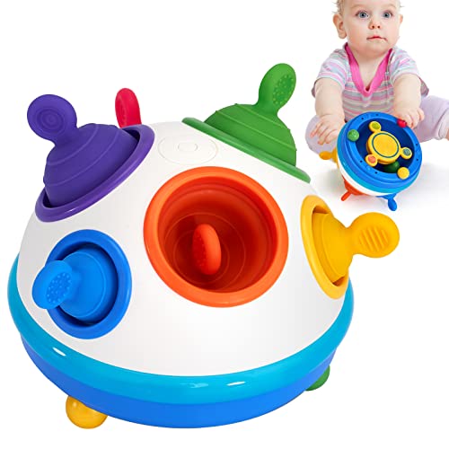 hahaland Montessori Spielzeug für 1 Jahr Baby Jungen Mädchen - Kleinkind Sensorik Spielzeug,Pop Fidget Spinning Spielzeug,Baby Spielzeug ab 1 Jahr Frühe Entwicklung Geschenk von hahaland