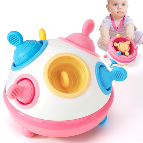 hahaland Montessori Spielzeug für 1 Jahr Baby Mädchen Jungen - Kleinkind Sensorik Babyspielzeug 12-18 Monate Pop Fidget Spinning Frühe Entwicklung 1-3 Geschenk von hahaland