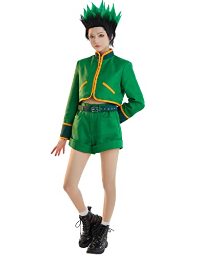 Haikyuu Erwachsene Unisex Cosplay Kostüm Jacke und Shorts mit Gürtel Damen Herren für Halloween Comic Con (Medium) von haikyuu