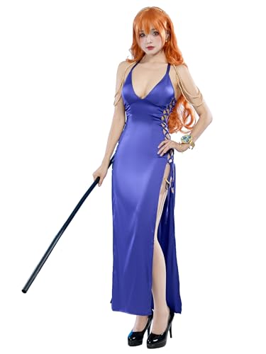 haikyuu Anime Cosplay Lila Kleid mit Ohrringen Perlenkette Cheongsam Halloween Comic Con, Violett, L haikyuu Anime Cosplay Lila Kleid mit Ohrringen Perlenkette Cheongsam Halloween Comic Con, Violett, L von haikyuu